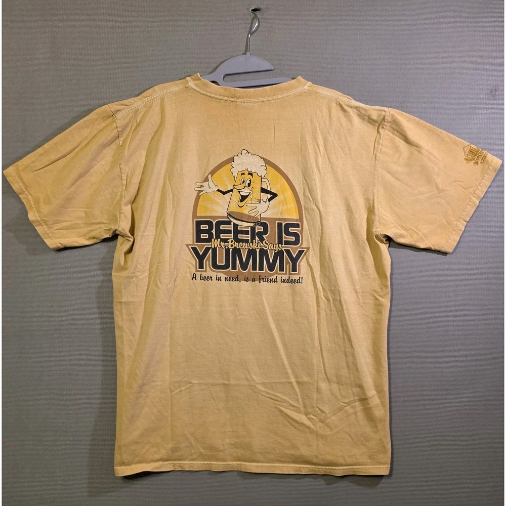 Crazy Shirts Hawaii Original Beer Dyed T-Shirt Drink Beer For Your Health Large